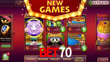 Jogos de mesa e apostas rápidas na BET70
